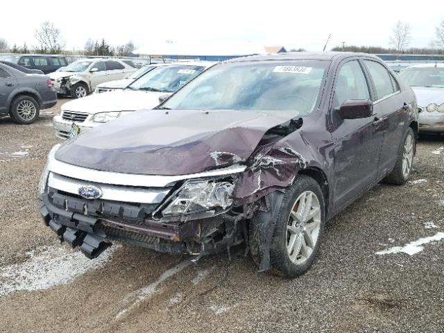 3FAHP0JA5BR133416 - 2011 FORD FUSION SEL PURPLE photo 2