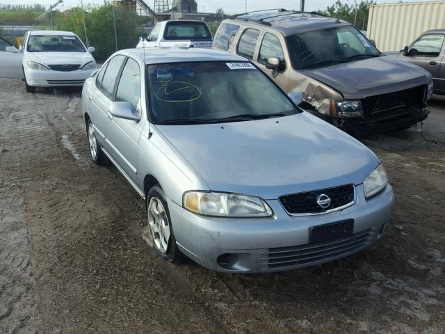 3N1CB51D23L790286 - 2003 NISSAN SENTRA XE SILVER photo 1