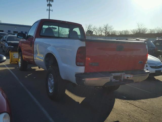 1FTSF31LX2EC73437 - 2002 FORD F350 SRW S RED photo 3