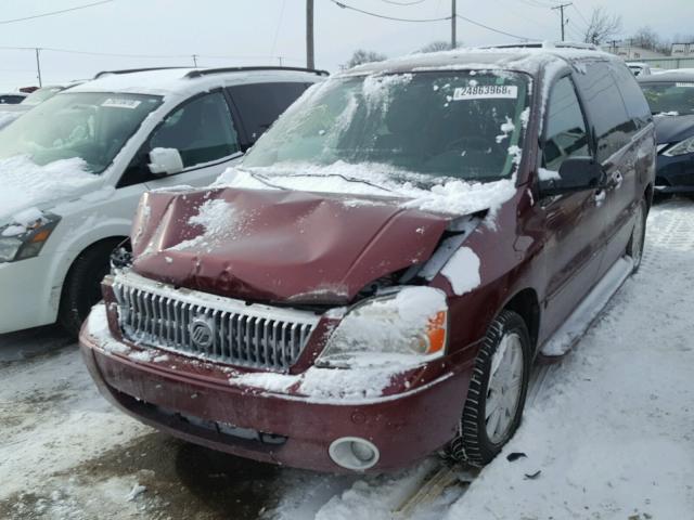 2MRDA22266BJ00116 - 2006 MERCURY MONTEREY L BURGUNDY photo 2