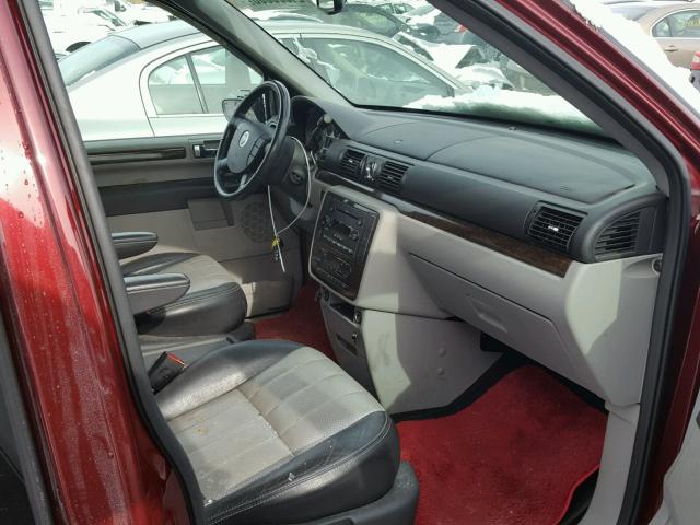 2MRDA22266BJ00116 - 2006 MERCURY MONTEREY L BURGUNDY photo 5