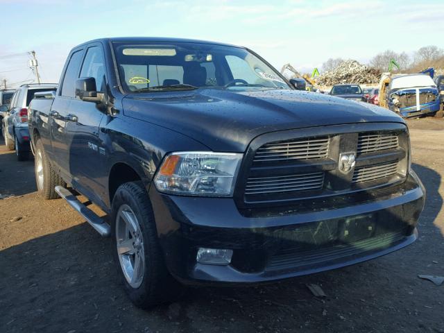 1D7RV1GT7AS224389 - 2010 DODGE RAM 1500 BLACK photo 1