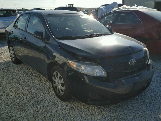 1NXBU40E99Z133728 - 2009 TOYOTA COROLLA BA BLACK photo 1