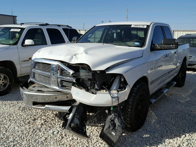 1C6RD6GT5CS196869 - 2012 DODGE RAM 1500 S WHITE photo 2