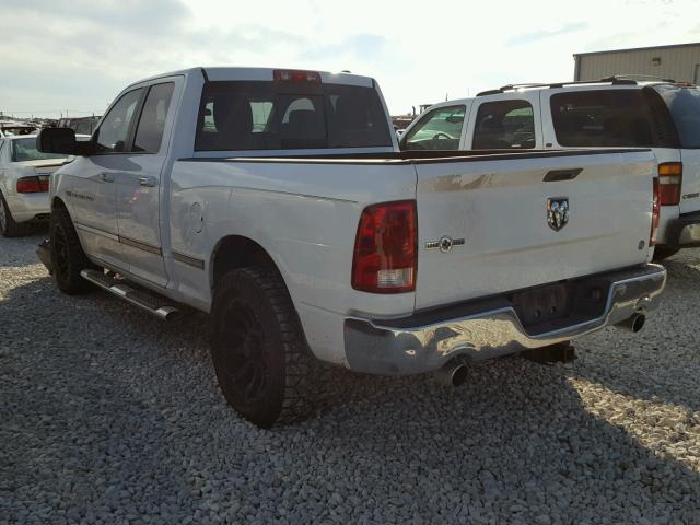 1C6RD6GT5CS196869 - 2012 DODGE RAM 1500 S WHITE photo 3