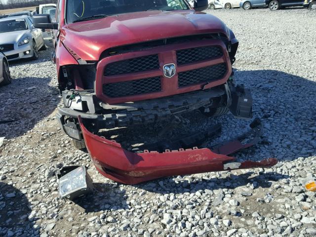 1C6RR6FT2ES154696 - 2014 RAM 1500 ST BURGUNDY photo 9