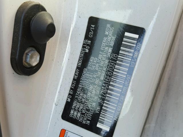 JF1ZNAA16E8709178 - 2014 TOYOTA SCION FR-S თეთრი ფოტო 10