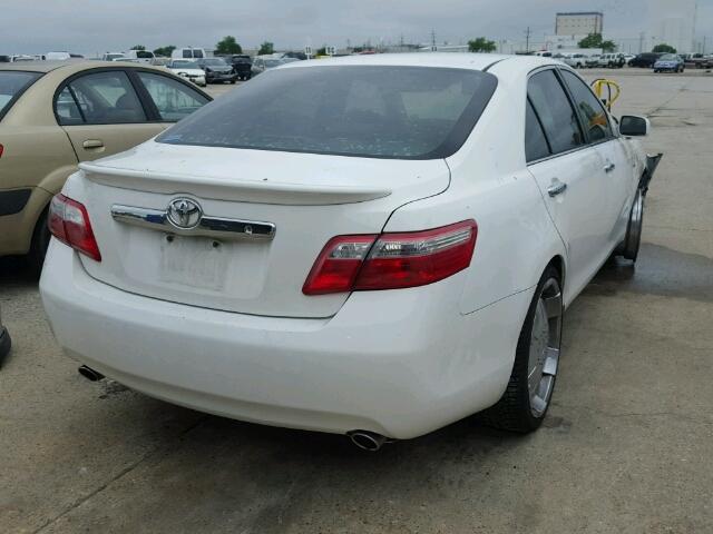 4T1BK46K87U521677 - 2007 TOYOTA CAMRY NEW WHITE photo 4