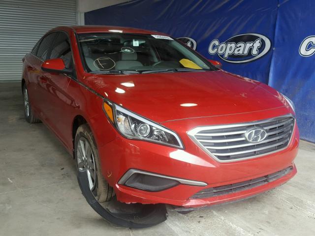 5NPE24AF4HH501434 - 2017 HYUNDAI SONATA SE RED photo 1