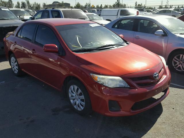 JTDBU4EE0C9171727 - 2012 TOYOTA COROLLA BA RED photo 1