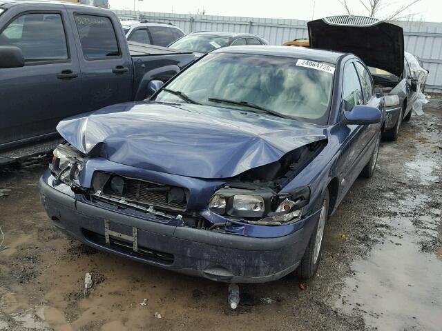 YV1RS61R612078719 - 2001 VOLVO S60 BLUE photo 2