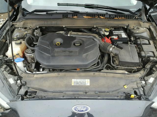 3FA6P0K94ER101329 - 2014 FORD FUSION TIT BLACK photo 7