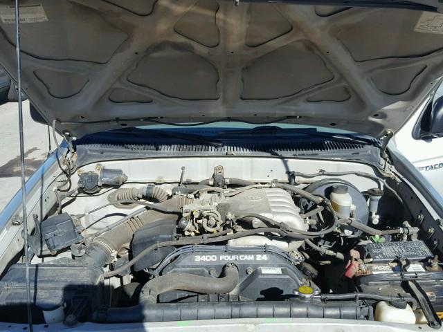 5TEWN72N02Z058139 - 2002 TOYOTA TACOMA XTR SILVER photo 7