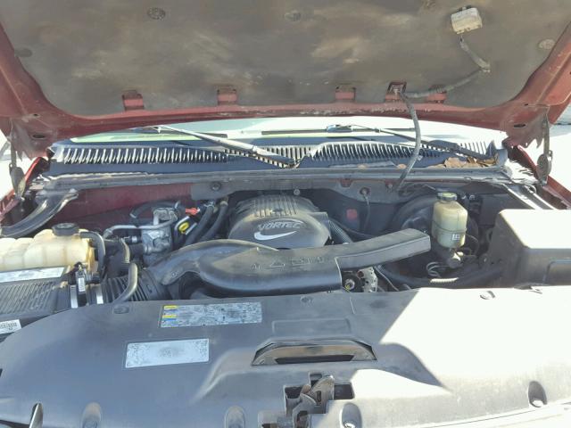 1GNEC13Z42R309330 - 2002 CHEVROLET TAHOE C150 BURGUNDY photo 7