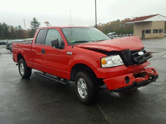 1FTRX14W86NB39134 - 2006 FORD F150 RED photo 1