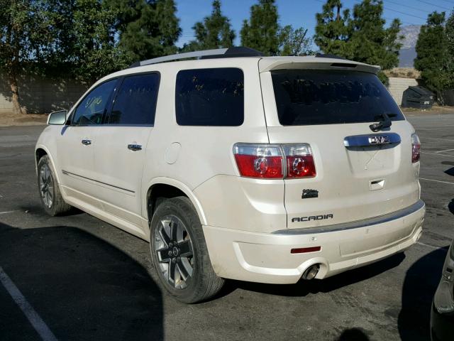 1GKKRTED8BJ234013 - 2011 GMC ACADIA DEN WHITE photo 3