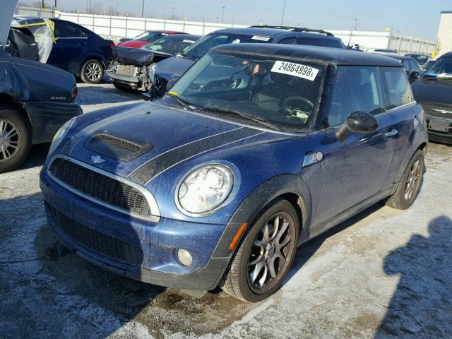 WMWMF73517TL86840 - 2007 MINI COOPER S BLUE photo 2