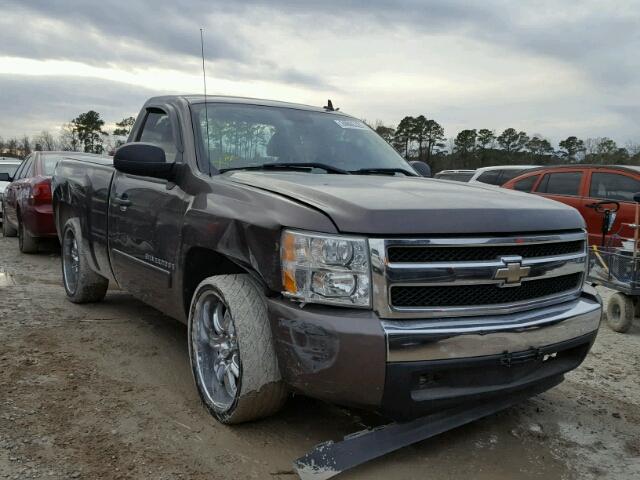 1GCEC14J88Z167400 - 2008 CHEVROLET SILVERADO BROWN photo 1