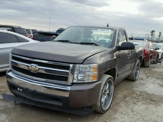 1GCEC14J88Z167400 - 2008 CHEVROLET SILVERADO BROWN photo 2