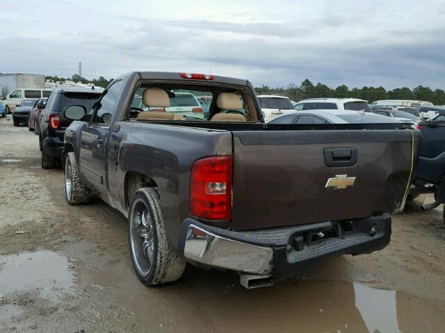 1GCEC14J88Z167400 - 2008 CHEVROLET SILVERADO BROWN photo 3