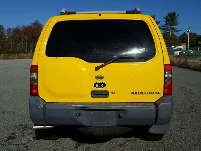 5N1ED28Y9YC596506 - 2000 NISSAN XTERRA XE YELLOW photo 9