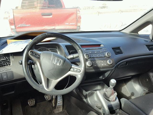 2HGFA55589H704451 - 2009 HONDA CIVIC SI BLACK photo 9