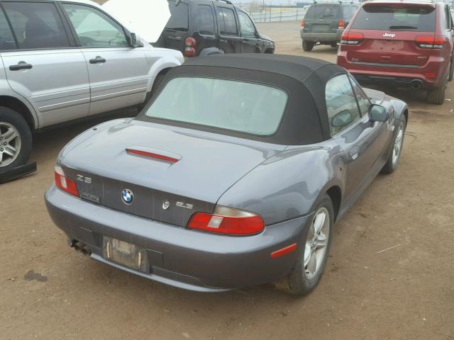 4USCH934XYLF87713 - 2000 BMW Z3 2.3 GRAY photo 4