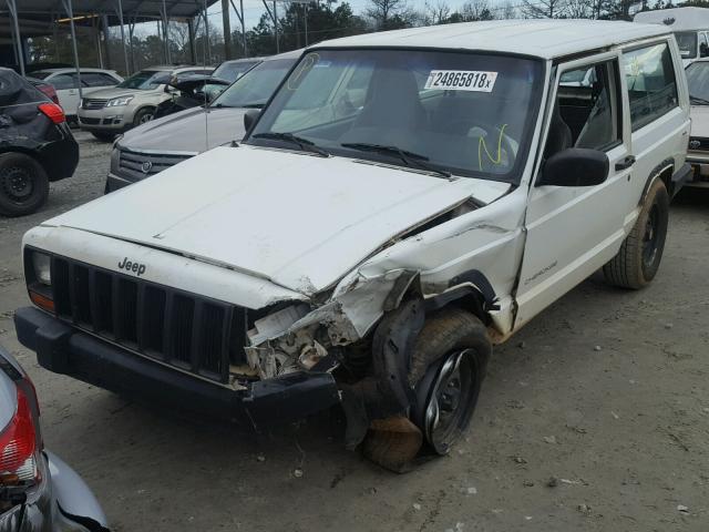 1J4FT27S8VL551829 - 1997 JEEP CHEROKEE S WHITE photo 2