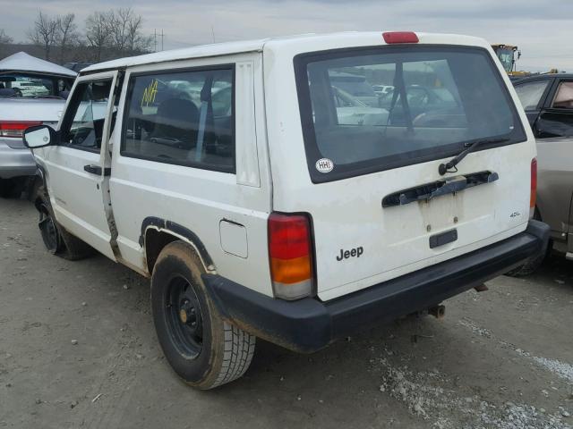 1J4FT27S8VL551829 - 1997 JEEP CHEROKEE S WHITE photo 3