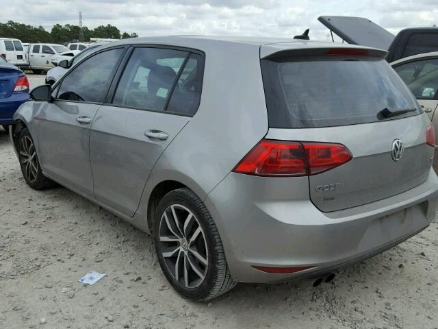 3VW217AU1FM066575 - 2015 VOLKSWAGEN GOLF SILVER photo 3