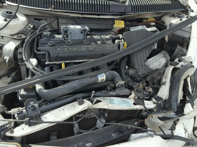 1B3ES46C41D109677 - 2001 DODGE NEON SE WHITE photo 7