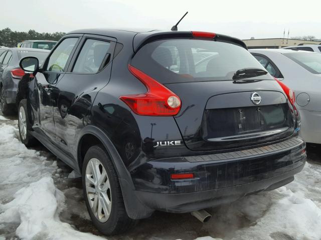 JN8AF5MV5CT109972 - 2012 NISSAN JUKE S BLACK photo 3