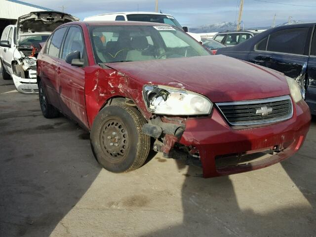 1G1ZS58F17F100521 - 2007 CHEVROLET MALIBU LS MAROON photo 1