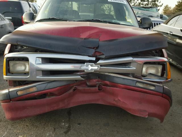 1GCCS19X3T8164720 - 1996 CHEVROLET S TRUCK S1 RED photo 9