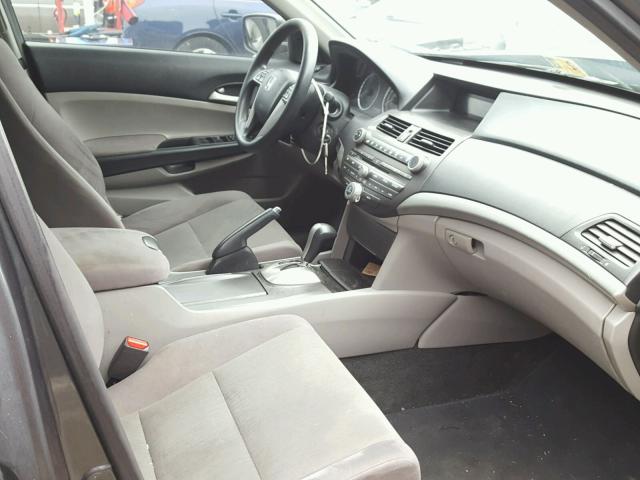 1HGCP2F31CA054154 - 2012 HONDA ACCORD LX GRAY photo 5