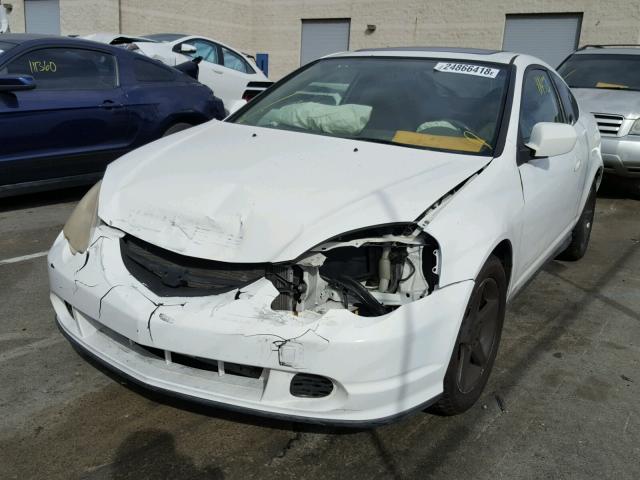 JH4DC53854S016985 - 2004 ACURA RSX WHITE photo 2