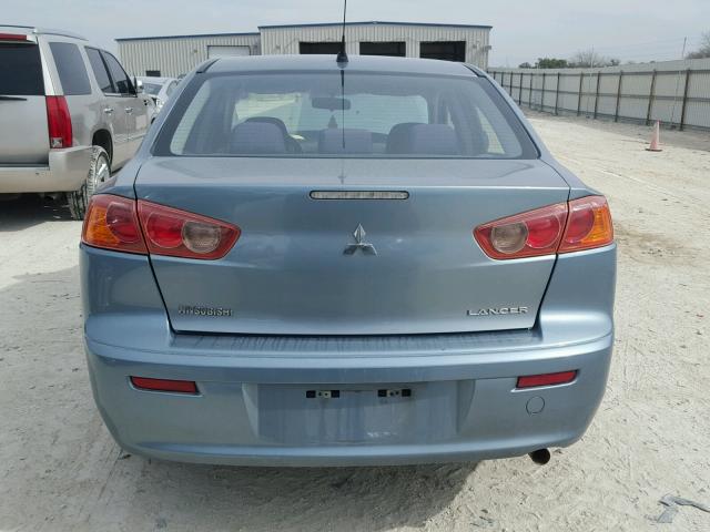 JA3AU26U18U036054 - 2008 MITSUBISHI LANCER ES BLUE photo 9