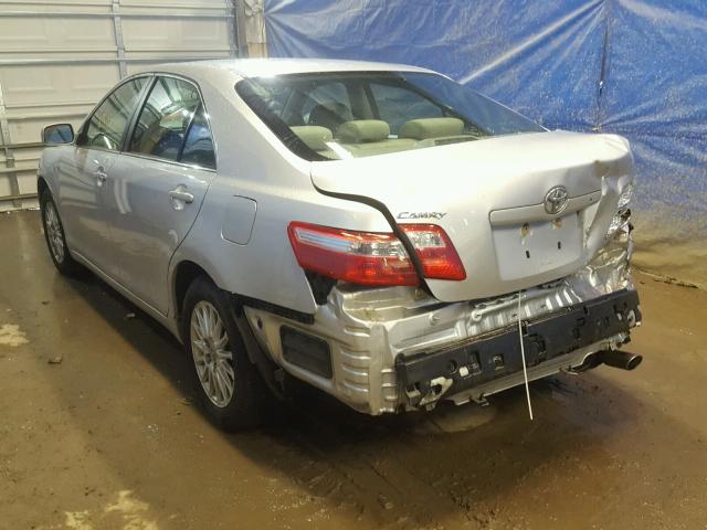 4T4BE46K07R006542 - 2007 TOYOTA CAMRY NEW SILVER photo 3