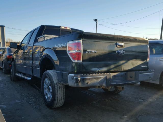 1FTFX1EF7CFB98702 - 2012 FORD F150 SUPER GREEN photo 3