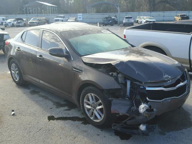 KNAGM4A79B5070007 - 2011 KIA OPTIMA LX BROWN photo 1