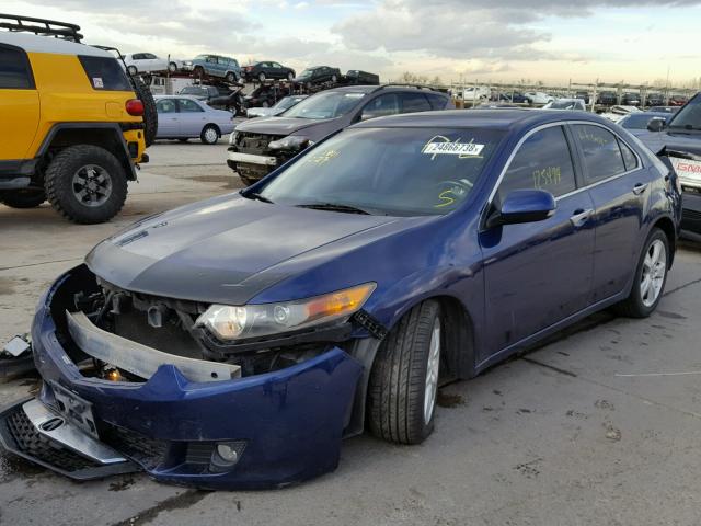 JH4CU266X9C013664 - 2009 ACURA TSX BLUE photo 2