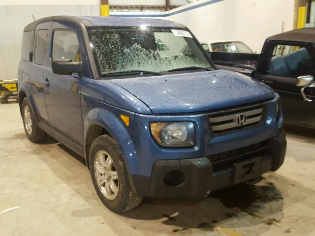 5J6YH18707L004250 - 2007 HONDA ELEMENT EX BLUE photo 1