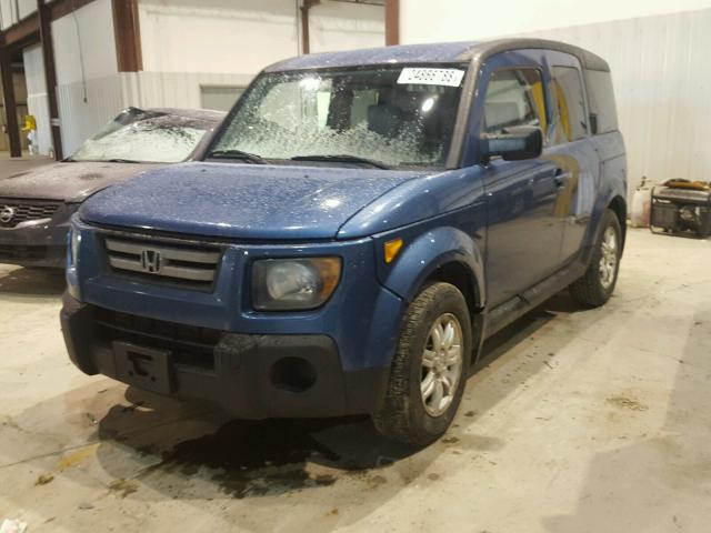 5J6YH18707L004250 - 2007 HONDA ELEMENT EX BLUE photo 2