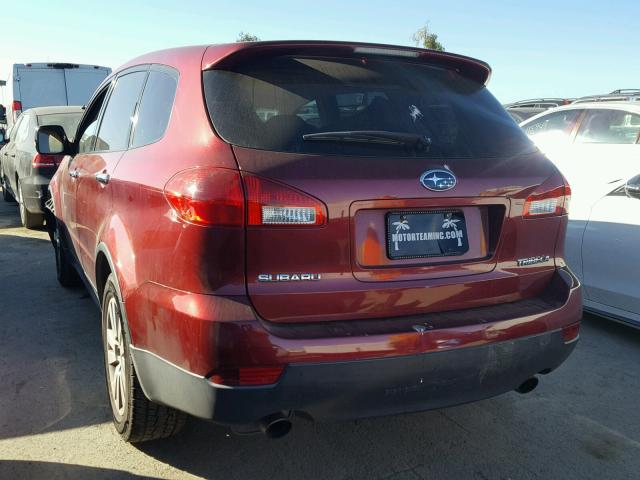 4S4WX97D894406080 - 2009 SUBARU TRIBECA LI RED photo 3