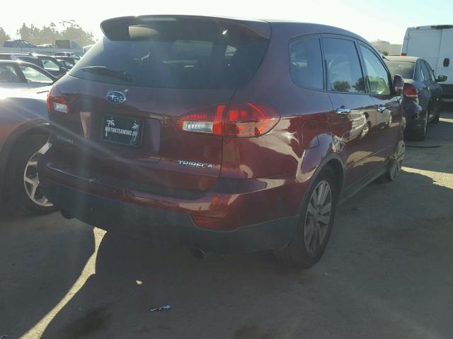 4S4WX97D894406080 - 2009 SUBARU TRIBECA LI RED photo 4