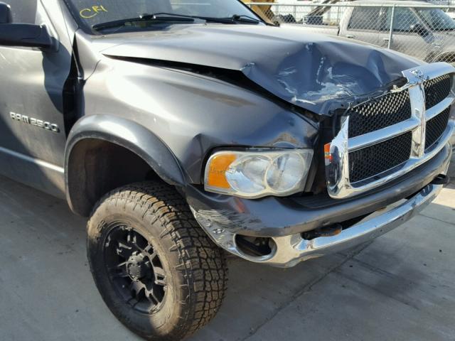 3D7KU28CX4G175466 - 2004 DODGE RAM 2500 S GRAY photo 9