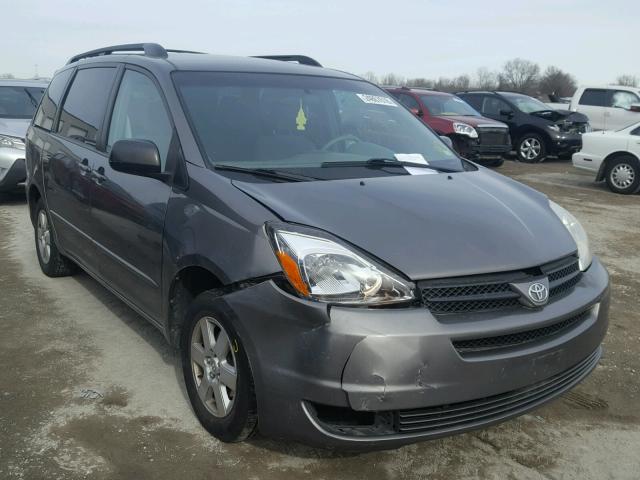 5TDZA23CX4S090217 - 2004 TOYOTA SIENNA CE SILVER photo 1