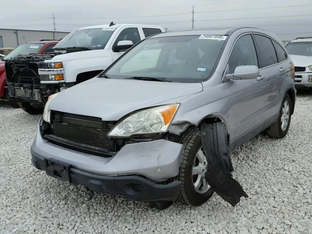 JHLRE48717C002398 - 2007 HONDA CR-V EXL GRAY photo 2