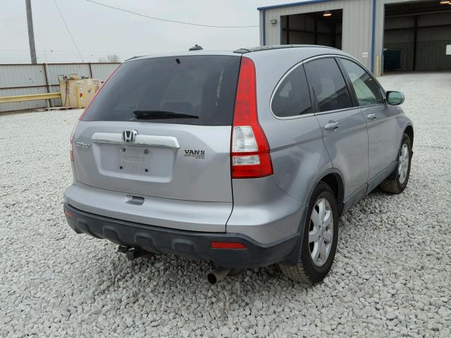 JHLRE48717C002398 - 2007 HONDA CR-V EXL GRAY photo 4