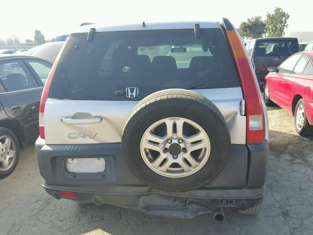 JHLRD78824C018117 - 2004 HONDA CR-V EX SILVER photo 9